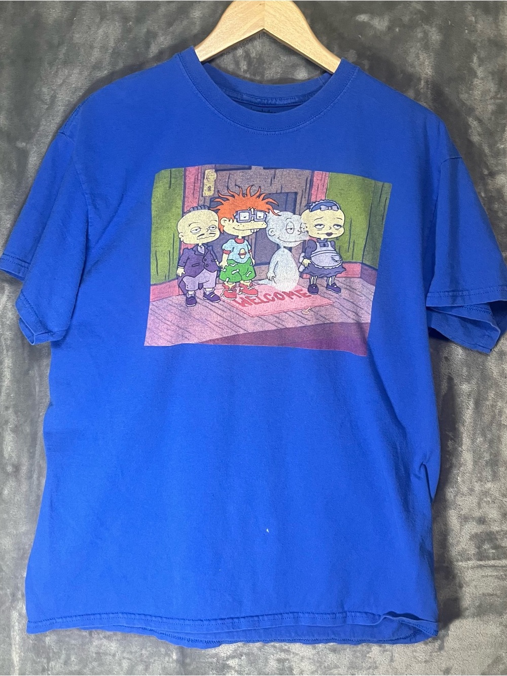 Nickelodeon Royal Blue Rugrats Graphic Tee